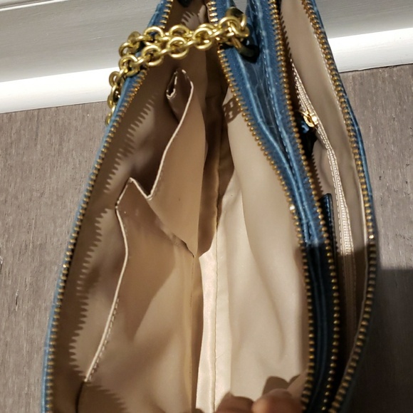 Coach Croco Embossed Leather bag - Picture 6 of 8